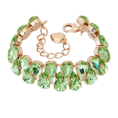 Apyrankė "Serafina (Peridotas)" su Preciosa™ kristalais